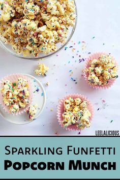 Sparkling Funfetti Popcorn Munch Funfetti Popcorn Recipes, Funfetti Popcorn, Popcorn Snacks, Popcorn Recipe, Popcorn Recipes, Gluten Free Recipes, Free Food, Popcorn, Gluten Free