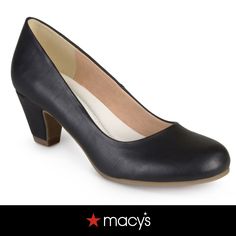 in stock Round Toe Pumps, Journee Collection, Black Pumps, Pick Up, In Store, Buy Online, Pumps, Free Shipping, Black