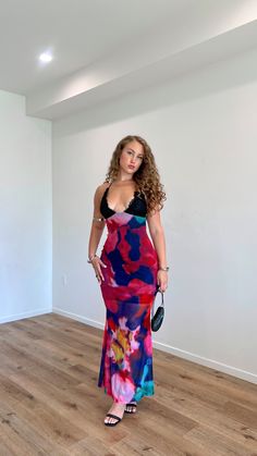 Selena Maxi Dress – Pink Plastic Vacay Clothes, Brunch Attire, Cute Sundresses, Throwing Fits, Inspo Fits, Bad Gyal, Girly Fits, Feminine Outfits, Barbie Summer