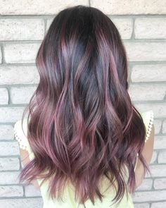 Rose gold balayage . . Toned her with @guytang_mydentity 7rg and a splash of 6dl and pink glow then finished her at the bowl with @joicointensity pink color butter . . . #balayage #rosegoldhair #beachwaves #northcounty #sandeigo #sanmarcosca #sanelijo #92069 #hairbyshelbybevell Butter Balayage, Chocolate Mauve Hair, Rose Gold Hair Brunette, Gold Hair Dye, Rose Gold Hair Dye, Gold Balayage, Rose Gold Balayage, Pink Eyeliner, Black Hair Balayage