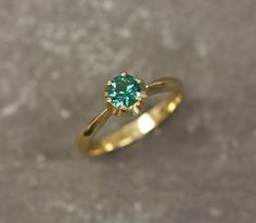 Gold Emerald Ring, Created Emerald, Solitaire Ring, Gold Plated Ring, Engagement Ring, Promise Ring, Green Stone Ring, Vermeil Ringeil Ring Emerald Solitaire Ring, Ring Green Stone, Green Diamond Rings, Gold Emerald Ring, Green Stone Ring, Earrings Matching, Smaragd Ring, Emerald Ring Gold, Green Stone Rings