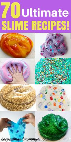 the top ten slime recipes for kids to make