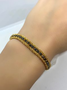 Sapphire Bracelet, Gemstone Bracelet, Gold Bracelet, Birthstone Bracelet, Chain Bracelet, Rope 14k Chain Bracelet, Jewelry 14k 18k, Mom Gift *100% natural gemstone *14k-18k solid gold *solid gold (NOT plated) *gemstone : sapphire *gemstone sapphire: 2.75 mm. *stone shape: round *stones sapphire: 55 pcs. Formal 14k Gold Chain Bracelet With Gemstones, Yellow Gold Jubilee Crystal Bracelet, Bracelet Rope, Gold Armband, Birthstone Bracelet, Bracelet Chain, Bracelet Gemstone, Sapphire Bracelet, Birthstone Bracelets