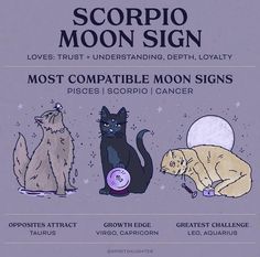 the zodiac sign for scorpio moon signs