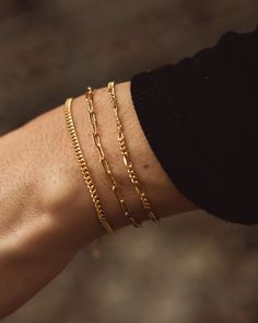 "14kt gold filled curb chain. wear alone or add charms! charms sold separately. details: 14kt gold filled * bracelet size: approximately 6.5\" with 1\" extender * chain thickness: 2.3mm charms: https://www.etsy.com/shop/everlymadejewelry/?section_id=34046976 PACKAGING all pieces come gift boxed. you can include a complimentary note to recipient at checkout with an option to add gift wrap for $3. GET SOCIAL WITH US -instagram: @everlymade_ -facebook: www.facebook.com/everlymade -sign up to receiv Dainty 14k Gold Filled Chain Bracelet, Dainty 14k Gold-filled Bracelet With Delicate Chain, Classic 14k Gold-filled Bracelet With Delicate Chain, Gold 14k Gold-filled Stackable Chain Bracelet, Hypoallergenic Dainty Gold-filled Chain Bracelet, Dainty Gold Chain, Shiny Jewelry, Dainty Gold Bracelet, Gold Chain Bracelet