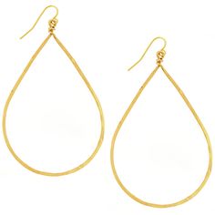 Gold-Plated Teardrop Earrings Gold Teardrop Brass Hoop Earrings, Tarnish Resistant Gold-tone Teardrop Earrings, Handmade 14k Gold-filled Teardrop Earrings, Adjustable Teardrop 14k Gold-filled Hoop Earrings, Hypoallergenic 14k Gold-filled Teardrop Dangle Earrings, Spirit Clothing, Paw Print Jewelry, Fair Trade Jewelry, Ribbon Jewelry