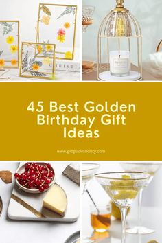 the best golden birthday gift ideas for your special someone's 50th or any special occasion