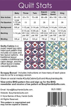 the pattern for quilts is shown in three different colors