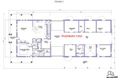 the floor plan for a two story house