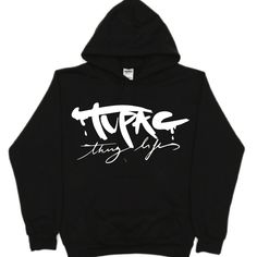 New Hoodie Sizes S-5xl Custom Made Hip Hop Hoodie Tops With Logo Print, Streetwear Hoodie With Lettering, Tupac Thug Life, 2pac Hoodie, Hoodie Design Ideas, 2023 Color, Men Suede, Mens Henley, Embroidered Tee