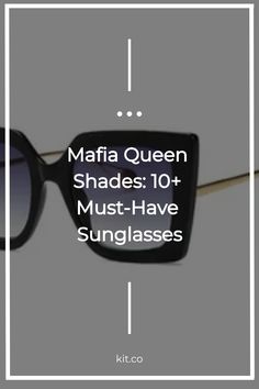 Get ready to slay with these Mafia Queen Shades! 😎🔥 Elevate your style with our must-have collection of 10+ trendy sunglasses. These shades are perfect for all the fashionable ladies out there. Rock them like a true queen and make heads turn wherever you go! Mafia Queen, Trendy Sunglasses, Statement Jewelry