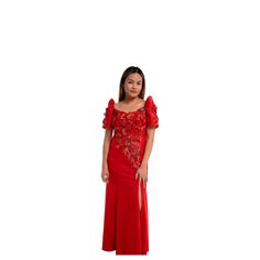 The Red Filipiniana Dress PROVIDE US BELOW ( Chest - Waist - Hips) in inches & Height - PERFECT FIT GUARANTEE Classic Details, 100% Authentic Fabric, Handcrafted by Filipino Barong Weavers, Super High Quality & Affordable This is the ultimate Filipiniana is named after Teresa. A black filipiniana with elegant flower and leave details.This is popular for weddings, parties and events. Any Filipina woman would love this Filipiniana dress and you can easily partner this style with any of our Festive Short Sleeve Evening Dress For Gala, Festive Short Sleeve Gala Dress, Red Festive Evening Gown, Formal Festive Gown With Short Sleeves, Festive Formal Gown With Short Sleeves, Red Short Sleeve Evening Dress For Gala, Red Short Sleeve Evening Dress For Formal Occasions, Red Festive Gala Dress, Red Dress For Gala And Festive Occasions