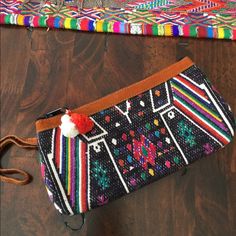 One Of A Kind Huipil Clutch Wristlet Made From Vintage Textiles By Guatemalan Artisans For Gypsies And Debutantes. Measures Approx 5” X 10” Textile Appears On Both Sides. Red Lining. Multicolor Tassel Clutch For Everyday, Bohemian Handwoven Clutch For Travel, Adjustable Multicolor Rectangular Clutch, Multicolor Pouch Bag With Wrist Strap, Bohemian Red Handmade Clutch, Multicolor Zipper Pouch Wristlet Clutch, Red Bohemian Clutch, Multicolor Zipper Pouch Wristlet, Multicolor Rectangular Wristlet With Wrist Strap