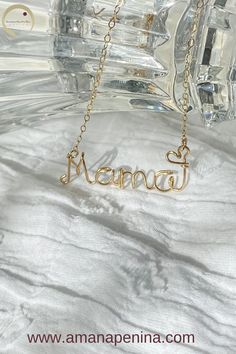 Handmade with love!!! Simple Necklaces, Mama Necklace, Delicate Necklaces, Silver 925 Necklace, Brass Jewelry, Simple Necklace, Chain Choker, Delicate Necklace, Name Necklace