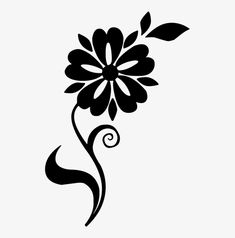 Flower Leaf Drawing, Flower And Leaf Drawing, Drawing Transparent, Engraving Patterns, Flower Stencil Patterns, Sunflower Coloring Pages, Stencil Decor, Mushroom Tattoos, Floral Stencil