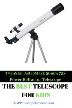 the best telescope for kids with text overlay