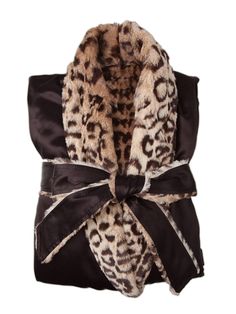 Take a walk on the wild side with our incredibly soft and stylish Luxe™ Leopard Robe. With rich espresso colored satin on the outside and our super plush Luxe™ faux fur on the inside, this robe is a glamorous addition to your loungewear collection. UnisexImported Random Wishlist, Satin Blanket, Soft Goth, Xmas List, Polyester Satin, Dream Clothes, Soft Plush, Stylish Outfits, Espresso