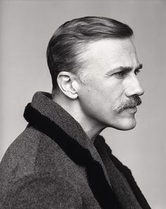 Moustache Style, Alasdair Mclellan, Life Drawing Reference, Mustache Styles, Mustache Men, Christoph Waltz, Celebrity Portraits