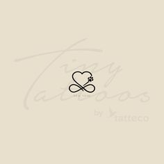 a heart and crossbones logo on a beige background