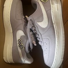 Purple Airforce Sneakers Nike Air Force 1 Synthetic With Laces, Nike Air Force 1 Synthetic Shoes, Nike Air Force 1 Synthetic With Round Toe, Nike Air Force 1 With Laces And Round Toe, Nike Shoes Womens, Nike Purple, Shoes Womens, Color Purple, Womens Shoes Sneakers