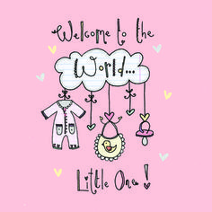 Welcome Baby Girl Quotes, Best Baby Girl Gifts, New Baby Quotes, Welcome Baby Girl, Mom Quotes From Daughter, Baby Doll Bed