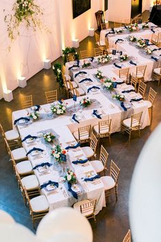 an instagram page with tables and chairs set up for a formal dinner or social event