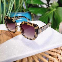 These sunglasses would be perfect for cruising in a boat off the Amalfi Coast! Their 70s vibes frame with a strong square shape is perfect for many face shapes. If you have a heart or round-shaped face, these would be perfect! The earth tone color in a classic tortoise pattern adds fun to the classic look! The slightly larger frames help block out a lot of sun! Protect your eyes with 100% UVA/UVB protection! Square Frame Sunglasses With Tinted Lenses For Vacation, Square Polarized Sunglasses For Beach, Square Polarized Sunglasses For The Beach, Square Polarized Sunglasses For Vacation, Square Sunglasses With Uv Protection For Vacation, Summer Beach Sunglasses With Square Frame, Square Sunglasses With Gradient Lenses For Vacation, Summer Square Frame Sunglasses For Beach, Trendy Brown Square-faced Sunglasses