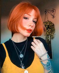 Hot Haircuts, Cute Hairstyles For Short Hair, Trending Haircuts, Dye My Hair, Cut My Hair, Grunge Hair, Ginger Hair