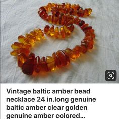 Luxurious Polished Pure Amber Beads Are Silky To The Touch. Bead Colors Range From Rich Light Amber Through Golden Amber To Cognac Amber. Self-Twister Closure. Adds Luxury And Sophistication To Any Outfit! Golden Amber, S Jewelry, Amber Beads, Amber Color, Baltic Amber, Cognac, Womens Jewelry Necklace, Beading, Amber