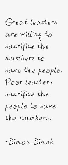 a handwritten quote on white paper that says great leaders are utilizing to describe the numbers to save the people