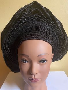 African autogele, ready to wear gele, African hat, traditional wedding hat, pre-tied headgear, headwrap, Head-tie.  * Adjustable Velcro/plaster straps behind. * Aso Oke , Women  * Size: One size fits most * Classic turban style, Solid color * Auto-gele  African head tie of Nigerian  * 100% brand new and high quality! Traditional Adjustable Costume Hats And Headpieces For Party, Traditional Adjustable Party Costume Hats And Headpieces, Elegant Headwrap For Church, Adjustable Bonnet For Party, Adjustable Bonnet For Church, Adjustable Church Hat Headpiece, Fitted Headwrap For Church, Adjustable Headwrap For Party, Elegant Church Headwrap Hat