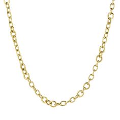 Marian Maurer City Link Necklace - Extra Small | Quadrum Gallery Luxury Oval Link Necklace, Luxury Yellow Gold Oval Necklace, Luxury Gold Jewelry With Hook And Links, Luxury Oval Gold Chain Necklace, Luxury Gold Oval Link Chain Necklace, Luxury Yellow Gold Jewelry With Hook And Links, Luxury Gold Oval Chain Jewelry, Luxury Gold Oval Chain Necklace, Luxury Gold Chain Necklace With Oval Link