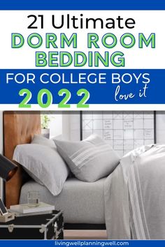 the ultimate dorm room bedding guide for college boys 2012 - 2012 by living well planning