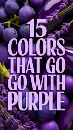 15 Purple Color Combos Dark Plum Color Aesthetic, Color Palette With 9 Colors, Dark Purple Color Combinations, Colors That Go With Lavender, Purple Color Palette Combination, Purple Rich Aesthetic, Purple Dining Room Ideas, Purple Bathroom Ideas Decor, Colors That Go With Purple