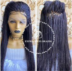 Micro Twist-Alexa Full Lace - Express Wig Braids Twist Extensions, Twist Wig, Wig Braids, Braid Wigs, Micro Twists, Types Of Lace, Invisible Lace, Lace Accessories, Braided Wigs