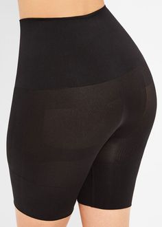 High Waist Shaping Hosiery, High Waist Smoothing Shapewear Tights, Compressive Shapewear Hosiery, High Waist Smoothing Tights Shapewear, Smoothing Shapewear Tights, Mid-thigh Length, Black Shaping Tights Shapewear, Smoothing Short Leg Shapewear, Smoothing Mid-thigh Shapewear Tights, Shapewear With Soft Touch And Mid-thigh Length