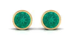 Product Details Make your look more glossy with this gorgeous Solitaire Stud Earring. You can also make your look simple and elegant by wearing these Simple Stud earrings with your formal attire too. These Stud earrings are decorated with round shape Emerald Gemstone set as Solitaire in a Bezel Setting. Product Information SKU SHP-EARRINGS062196572 Length 5 mm Width 5 mm Weight 1.38 gm (Approximate) EMERALD INFORMATION No.of Stones 2 Pieces Total Weight 0.99 Carat (Approximate) Dimension(approx) Elegant Emerald Earrings With Bezel Setting, Classic Green Earrings With Bezel Setting, Classic Emerald Earrings For Formal Occasions, Classic Formal Emerald Earrings, Elegant Round Emerald Earrings, Elegant Round Cut Emerald Earrings, Elegant Round Cut Green Earrings, Green Bezel Set Earrings For Formal Occasions, Classic Formal Earrings With Round Stone