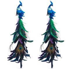 PRICES MAY VARY. Package:You will receive 2pcs faux peacock ornaments with closed long tails ,vivid and colorful,perfect for christmas tree crafts decorations. Material:Our glittered peacock with clips made from quality foam and feathers,will last long time for using,and there is a metal clips at the bottom for you easy to attach to any place you want. Size Details:This peacock ornament total length about 22.8 inches.the tail length about 17-18inches, the peacork needs ti smooth the feathers on Deep Purple And Teal Christmas Tree, Peacock Christmas Table Setting, Peacock Angel Tree Topper, Peacock Ornaments Michaels Stores, Fabric Names Listdoy Peacock Feathers Christmas Bulb, Peacock Feather Christmas Tree Topper, Teal Tree Topper, Peacock Christmas Tree Skirt, Silver Gold Teal Christmas Tree