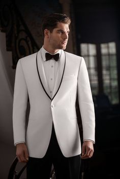 Tuxedo Styles, Button Shawl, Western Suits, White Jeans Men, White Tuxedo, Tuxedo Pants