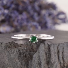 Small Minimalist Womens Silver Emerald Ring, Delicate Sterling Silver Ring, Unique Dainty Promise Ring, Green Stone Ring, May Birthstone WE OFFER UNLIMITED PERIOD INSTALLMENTS PLAN This is a beautiful, stunning, feminine ring that works well for all occasions, styles, and ages. You will love it! Ring information: Main stone: Emerald Approximate size: 3.0mm Metal type: Silver Metal stamp: 925 Sterling Silver Installment Payments We offer installment payments for an unlimited period for absolutely Green Stackable Rings With Prong Setting, Minimalist Emerald Ring For Promise, May Birthstone, Gift Emerald Ring With Round Band, Green Diamond Ring Minimalist May Birthstone, Minimalist Green Diamond Ring For May Birthstone, Minimalist Green Jewelry With Simple Design, Minimalist Emerald Stackable Promise Rings, Minimalist Diamond Ring With Prong Setting For May Birthstone, Minimalist Emerald Birthstone Ring For Promise