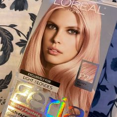 This Color Is Absolutely Beautiful. Reminds Me Of The Kylie Jenner Pink Hair. Absolutely New. Pink Hair Toner, Kylie Jenner Pink, Kylie Jenner Pink Hair, Box Dye, Hair Toner, Hair Color For Women, L Oreal, Hair Dye, Room Organization