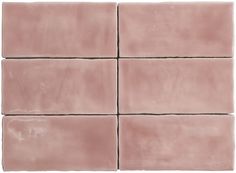 four square pink tiles arranged in a pattern