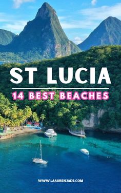 Your ultimate travel guide to the 14 best beaches in St Lucia for an unforgettable, sun-soaked vacation. From the pristine sands of Sugar Beach Saint Lucia to the most captivating black sand beaches, perfect for those St Lucia beach pictures. This guide showcases St Lucia's best beaches you need to add to your itinerary to ensure you have the perfect St Lucia beach escape and tick off the things to do in St Lucia top 10. You'll going fall in love with this Caribbean paradise island. St Lucia Beach, Caribbean Destinations, Beach Destinations, Beach Haven, Island Destinations, Caribbean Beaches