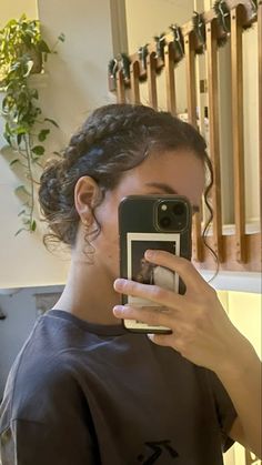 Aesthetic Dutch Braids, Low Double Buns Hairstyle Curly Hair, Wavy Braid Hairstyles, Classy Dinner Hairstyles, Two Low Braids Hairstyle, Curly Bun With Braids, Prom Hair Bun Low, Braid Into A Bun Hairstyle, How To Dutch Braid Curly Hair