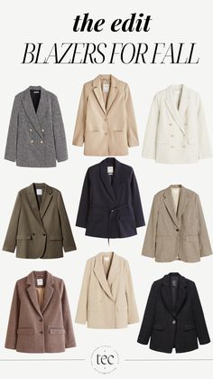 the best blazers to wear this fall. All under 200$ Neutral Blazer Outfit, Chubby Style, Jw Fashion