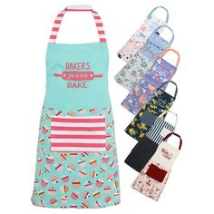 Mainstays Chef Kitchen Apron - the perfect blend of fashion and function for your kitchen routine! This apron is a fashionable way to shield your clothes from spills and stains while you cook, prep, and serve. It comes in eight trendy full-body designs, and the neck strap and 40" back ties ensure a comfortable fit. With a front pouch pocket, you can keep your phone, recipe card, or other kitchen essentials close by. Made from sturdy and soft cotton fabric, this versatile apron is easy to care fo Apron With Pockets, Chef Kitchen, Bib Apron, Chefs Kitchen, Kitchen Apron, Recipe Card, Apron Pockets, Kitchen Aprons, Kitchen Linens