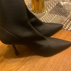 Zara Heels, Black In Size 6, New And Perfect Condition Zara Pumps, Black Formal Shoes, Zara Strappy, Tassel Heels, Pointy Heels, Zara Heels, Black Platform Shoes, Black Block Heels, Zara Leather