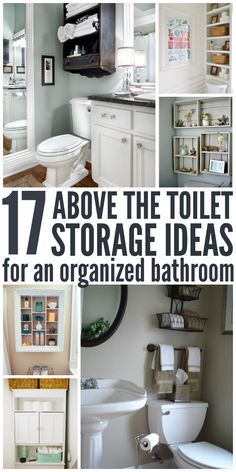 bathroom storage ideas for an organized bathroom with lots of space to store and organization items