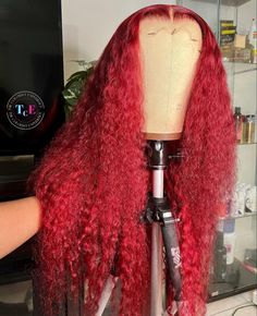 Cute Weave Hairstyles, Red Curly Wig, Girl Hair Colors, Black Ponytail Hairstyles, Men Hair Color, Barbie Hair, Hair Twist Styles, Natural Hair Styles Easy