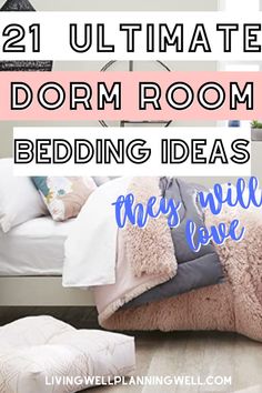 the ultimate bedding guide for every bedroom in your home, including comforters and pillows